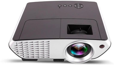 

MDI MDI-RD803 2000 Lumen with USB VGA HDMI Full HD 2000 lm LED Corded Mobiles Portable Projector(Black)