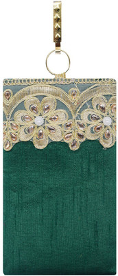 

Bagaholics Waist Clip Saree Pouch Mobile Pouch(Green)