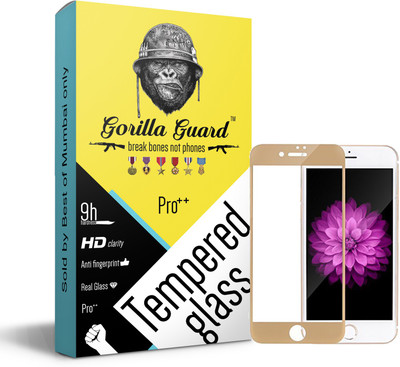 

Gorilla guard Screen Guard for Apple iPhone 8 4.7inch, Gold bezled