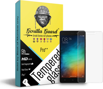 Gorilla Guard Tempered Glass Guard for Mi Redmi 3S(Pack of 1)