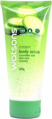 Watsons Cream Body Scrub With Cucumber And Aloe Vera Scented - 200g Scrub(200 ml) 1
