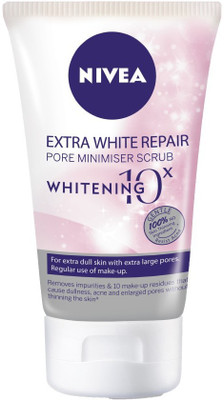 

Nivea Extra White Repair Pore Minimiser Scrub - 100g Scrub(100 ml)
