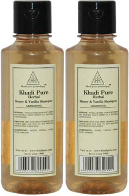 Khadi Pure Gramodyog HERBAL HONEY & VANILLA SHAMPOO(420 ml)