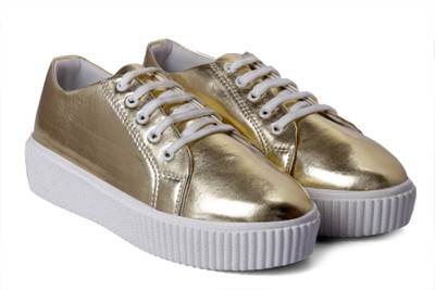 

Paduki 7023 Metallics Sneakers For Women(Gold