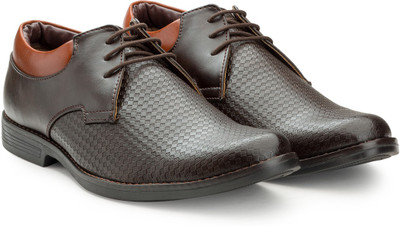 

Escaro Men's Formal Derby For Men(Brown