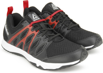 

REEBOK ARCADE RUNNER LP Running Shoes For Women(Black, Red, Blk/carotene/metsil/wht