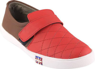 

Go India Store Loafers For Men(Red