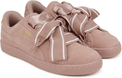 

Puma Suede Heart Satin II Wn s Sneakers For Women(Pink, Cameo brown-cameo brown