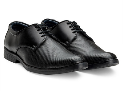 

Escaro Men's Formal Derby For Men(Black