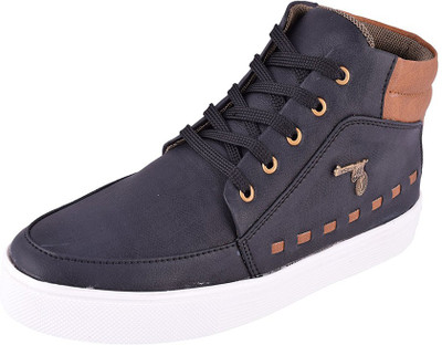 

Stylish Stylish Men's High Top Shoes in Black Boots For Men(Brown