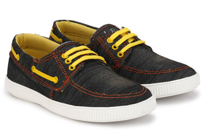 

polo rider Boat Shoes For Men(Black
