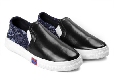 

Paduki 7032 Premium Slip On Sneakers For Women(Black, Blue