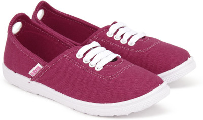 

Gliders by Liberty Canvas Shoes For Women(Pink