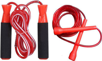 

HOMMER Ball bearing and Speed Skipping Ball Bearing Skipping Rope(Multicolor, Length: 279 cm)