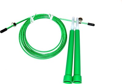 

CSU Speedy Skipping Rope with Adjustable Rope - Professionals Skipping Rope (Green) Speed Skipping Rope(Green, Length: 419 cm)