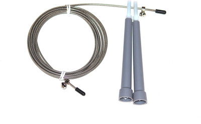 

CSU Speedy Skipping Rope with Adjustable Rope - Professionals Skipping Rope (Grey) Speed Skipping Rope(Grey, Length: 419 cm)