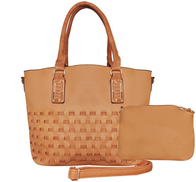 

Suprino Women Casual Orange Canvas Hand-held Bag
