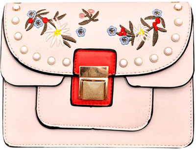 

Suprino Women Casual Pink Canvas Hand-held Bag