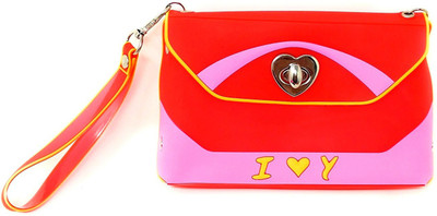 

Oytra Women Casual Red, Pink Silicon Sling Bag, Pink;red