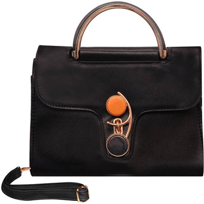 

Suprino Women Casual Black Canvas Hand-held Bag