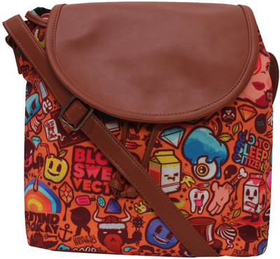 

Suprino Women Casual Multicolor Canvas Sling Bag
