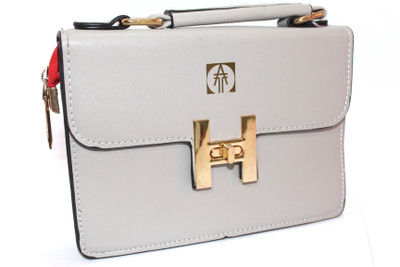 

Technology Ahead Women Casual Grey PU Sling Bag