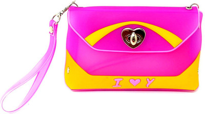 

Oytra Women Casual Purple, Yellow Silicon Sling Bag