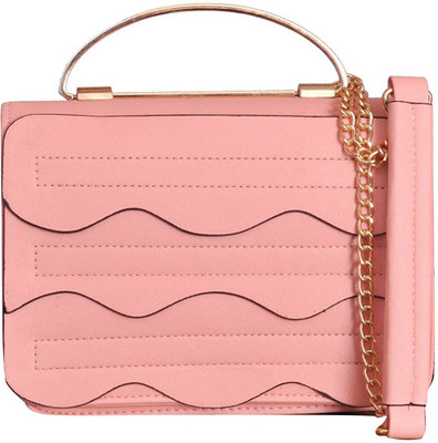 

Suprino Women Evening/Party Pink Canvas Hand-held Bag