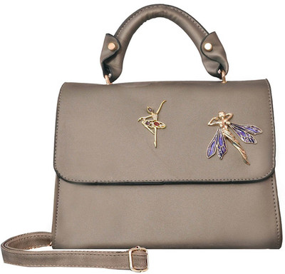 

Suprino Women Casual Grey Canvas Hand-held Bag