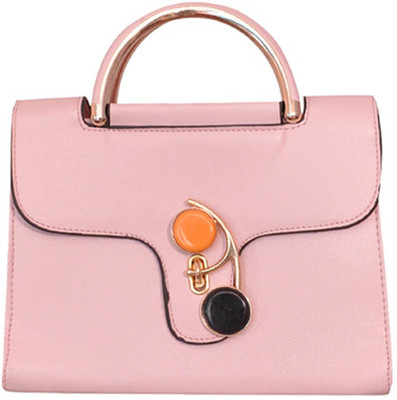 

Suprino Women Casual Pink Canvas Hand-held Bag