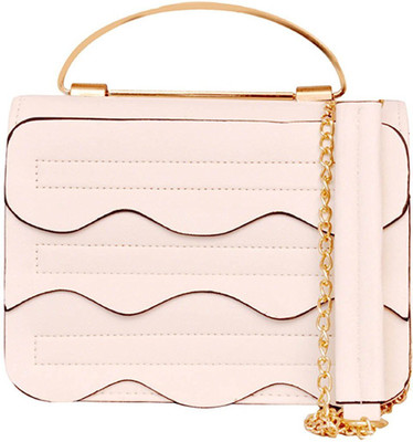 

Suprino Women Evening/Party White Canvas Hand-held Bag