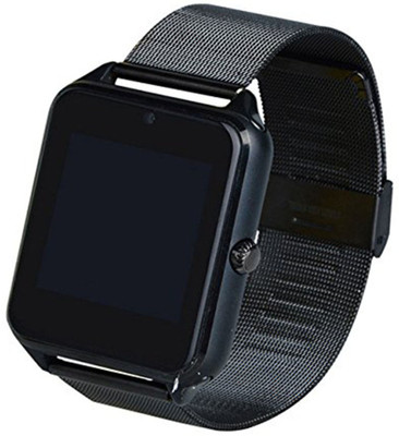 

Macron Bluetooth Touch Screen for Android and IOS Z60 Black Black Smartwatch(Black Strap Free Size)