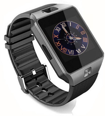 

HOC CPW_872P_DZ09_mi 4G smart watch with camera, memory card and sim card support and fitness tracker Smartwatch(Black Strap XL)