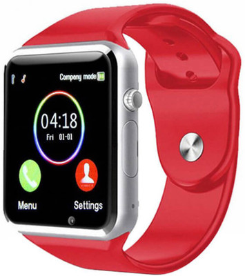 

Macron Bluetooth Touch Screen for Android and IOS A1 Red Red Smartwatch(Red Strap Free Size)