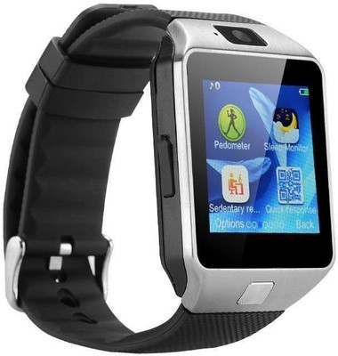 

HOC IVC_896V_DZ09_mi 4G smart watch with camera, memory card and sim card support and fitness tracker Smartwatch(Black Strap XL)