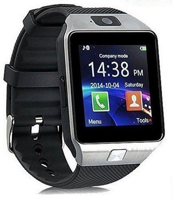 

HOC REL_932E_DZ09_mi 4G smart watch with camera, memory card and sim card support and fitness tracker Smartwatch(Black Strap XL)