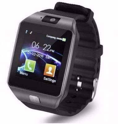 

HOC KDK_512D_DZ09_mi 4G smart watch with camera, memory card and sim card support and fitness tracker Smartwatch(Black Strap XL)