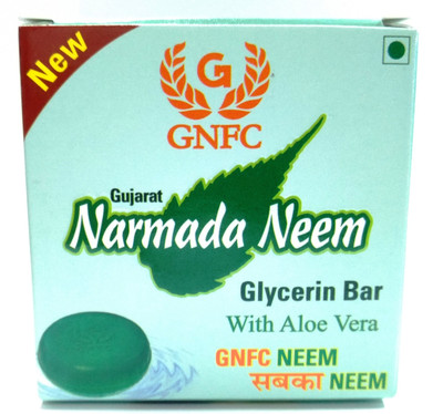 

Gujarat Narmada GNFC Neem Glycerin Bar with Aloe Vera (Pack of 10)(750 g, Pack of 10)