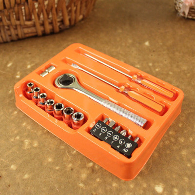 

GOCART Multi Function Combination Hardware Screwdrivers Set Practical Sockets Wrenches Household Assembly Universal Hand Tool Kit Socket Set(Pack of 1)