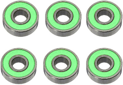

Premsons 608 Ball Bearing for Hand Spinner Fidget Kit and Skateboard, 22x10x7 mm Skate Bearings Pack of 6 Toy Replacement Part(Green)