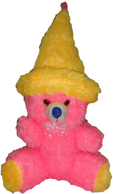 

Atorakushon 1.5 feet apprx Cute Cap Teddy Bear Soft Stuffed Plush Toy Valentine Birthday Gift - 15 cm(Multicolor)