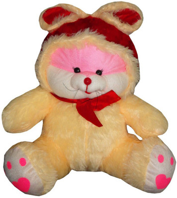 

Atorakushon Cute Rabbit Teddy Bear Soft Stuffed Plush Toy Kid Children Infant love valentine couple Birthday Gift 35 Cm Approx - 25 cm(Multicolor)