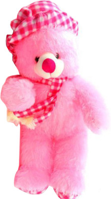 

Atorakushon 4 Feet Aprrox Cute Cap Teddy Bear Soft Stuffed Plush Toy Valentine Birthday Gift - 15 cm(Multicolor)