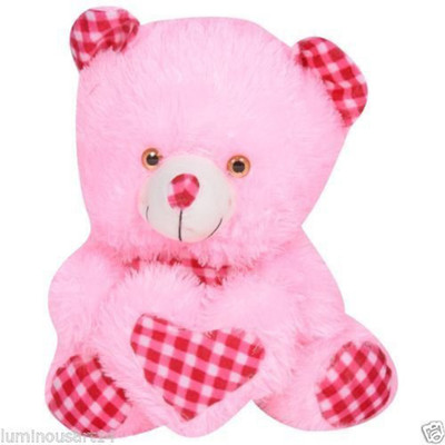 

Atorakushon 70 CM HEART SOFT TEDDY BEAR STUFED PLUSH TOY LOVE VALENTINE COUPLE CUSHION BIRTHDAY - 28 cm(Multicolor)