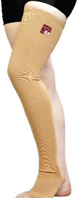 Vitane Perfekt Vericose vein Stockings Shin Support (L, Beige)