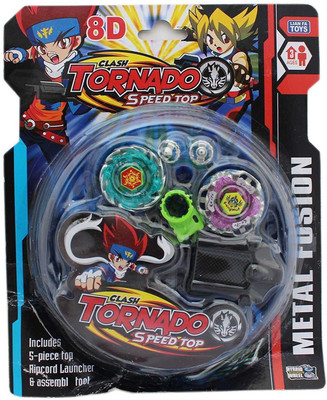 

higadget Beyblade Set With Ripchord Launcher And Assemble Tool Toy Yoyo