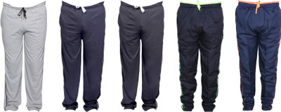 IndiWeaves Solid Men Multicolor Track Pants