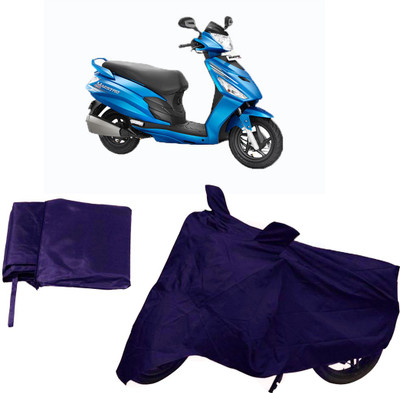 IKJ Two Wheeler Cover for Hero(Maestro Edge, Blue)