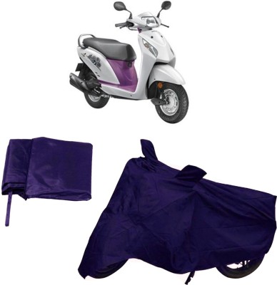 IKJ Two Wheeler Cover for Honda(Activa i, Blue)