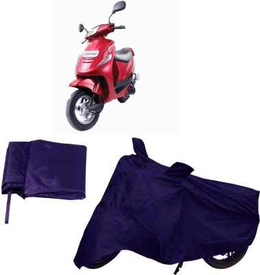 IKJ Two Wheeler Cover for Mahindra(Kine, Blue)